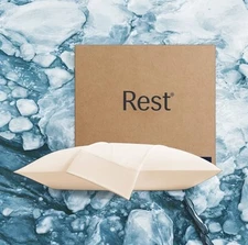 REST Evercool+ Cooling Pillow Cases Standard - 2 Pillowcase for Sensitive Ivory