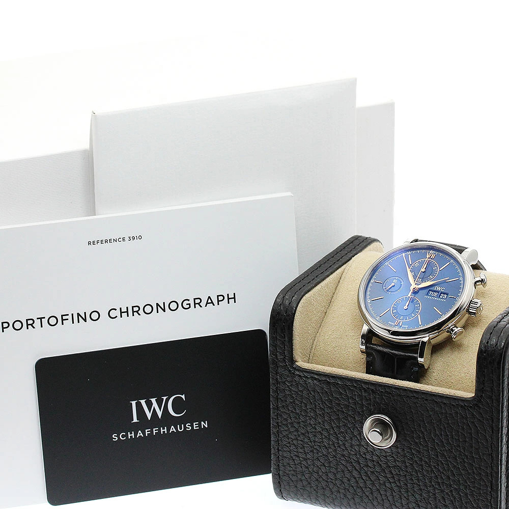 IWC/IWC SCHAFFHAUSEN Portofino IW391036 Automatic 42mm Box Papers Blue