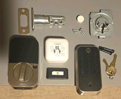 Yale Assure Lock 2 Touch, Satin Nickel, with August Connect, keys, magnet