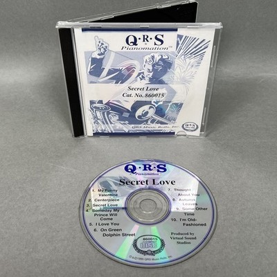 QRS PIANOMATION CD: Secret Love; Cat. No. 860015 Learn Romantic Piano Classics