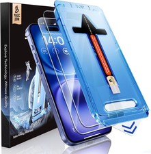 2PCS Screen Protector for iPhone 16 6.1 Inch Easy Installation Anti-Scratch HD