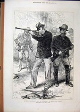 Original alter antiker Druck Kaiser Deutschland Italien 1875 Auerhuhn Monza Vogel