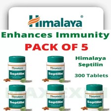 5 x Himalaya Septilin 300 Tabs Powerful Immunity Booster Zero Import Duty/Fee 