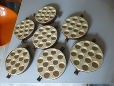 lot de 7 POELON A ESCARGOT EMILE HENRY la clé  12 TROUS