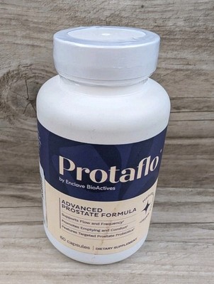 Prostate Supplements for Men 60 Count Pack Protaflo Supports Urinary Flow Black