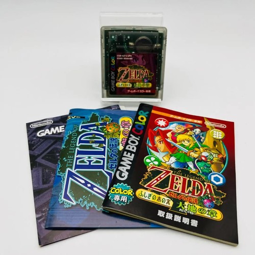 Legend of Zelda Oracle of Seasons and Ages Set Gameboy Color JP FS m - Picture 10 of 12