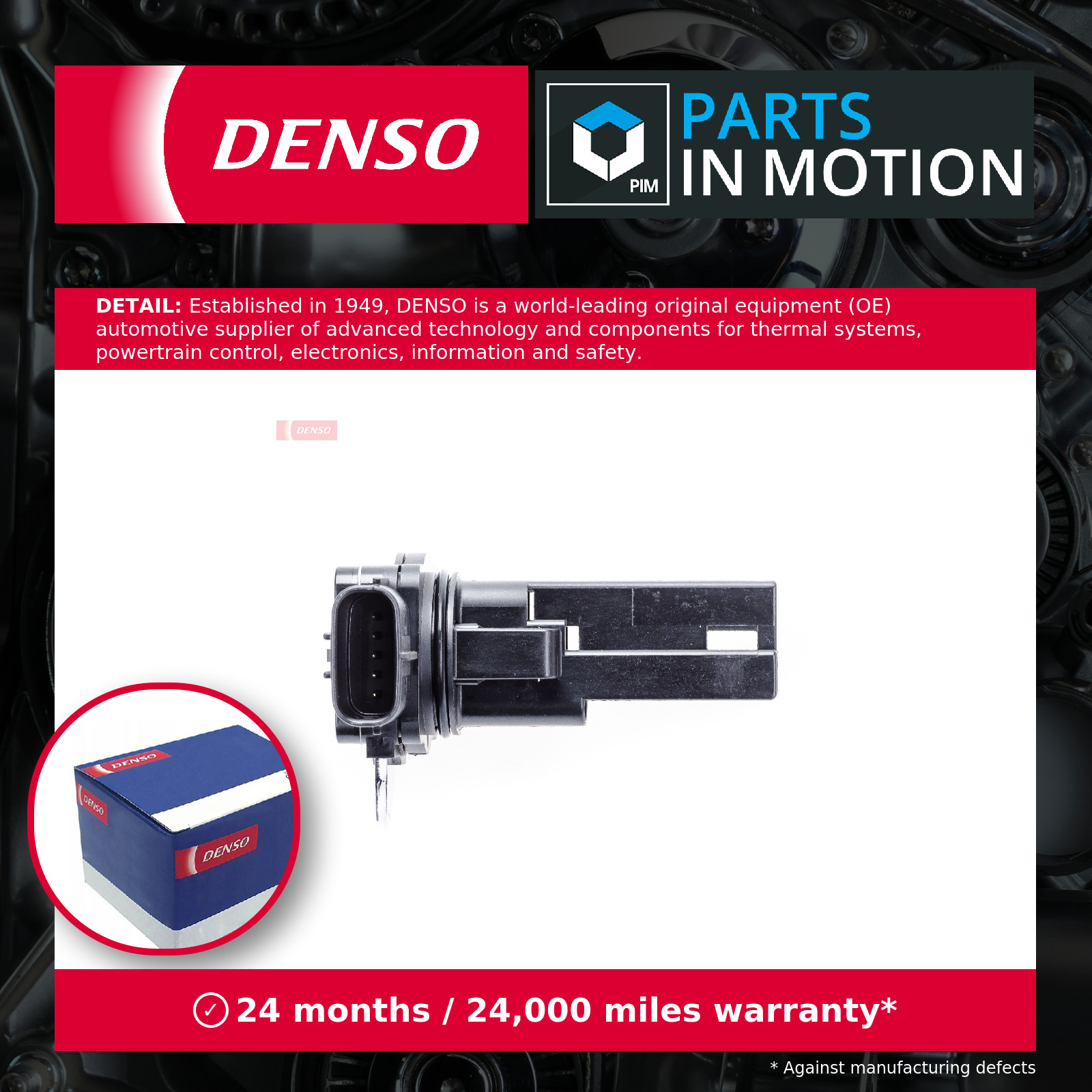 Air Mass Sensor fits SUBARU LEGACY BM9, BR9 2.5 09 to 14 Flow Meter Denso New