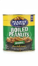 Boiled Peanuts Original by Peanut Patch 6 lb Large Can, Southern Style Snack 