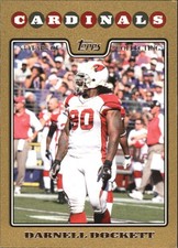 2008 Topps Gold Border #200 Darnell Dockett /2008 FB