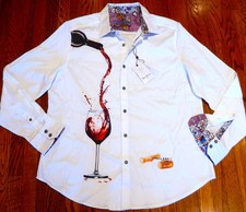 ROBERT GRAHAM MENS AUTHENTIC NEW ORIGINAL DRESS SHIRT Size XL EXTRA LARGE , NWT