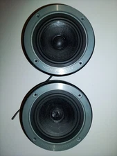 PAIR DAHLQUIST 5" CONE MIDRANGE SPEAKERS -CAST FRAME -MAGNAT GERMANY **Read