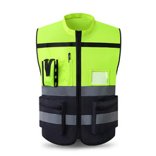High Visibility Reflective Vest Working Clothes Motorcycle Cycling Sports Outdoo