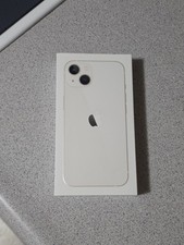 iPhone 13 Empty Box Starlight White with Apple Sticker