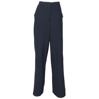 Vanilia, Palazzohose, Größe: 42, Broek loose fit stripe, Blau/Weiß #hFI