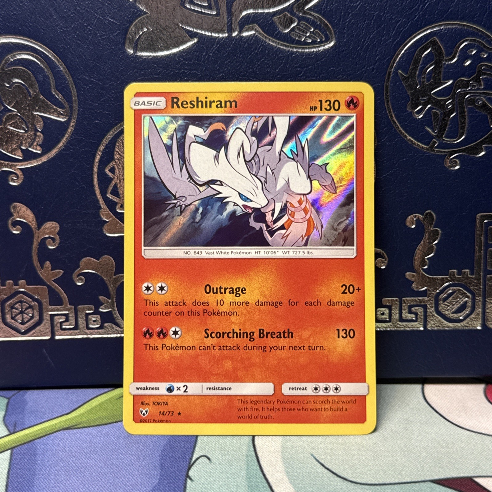 Reshiram Holo Rare Shining Legends 14/73 NM
