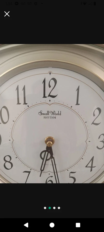 reloj de pared rhythm small world musical 2005 Foto 2 de 3