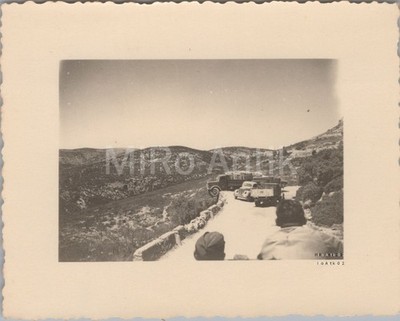 Photo, Legion Condor, 2/FLAK 13, Truck on Cliff El Burgo de Osma Spain XT55226