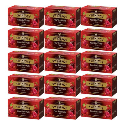 Twinings Four Red Fruits Black Tea 25 Bags Choose 1 2 5 10 15 Packs