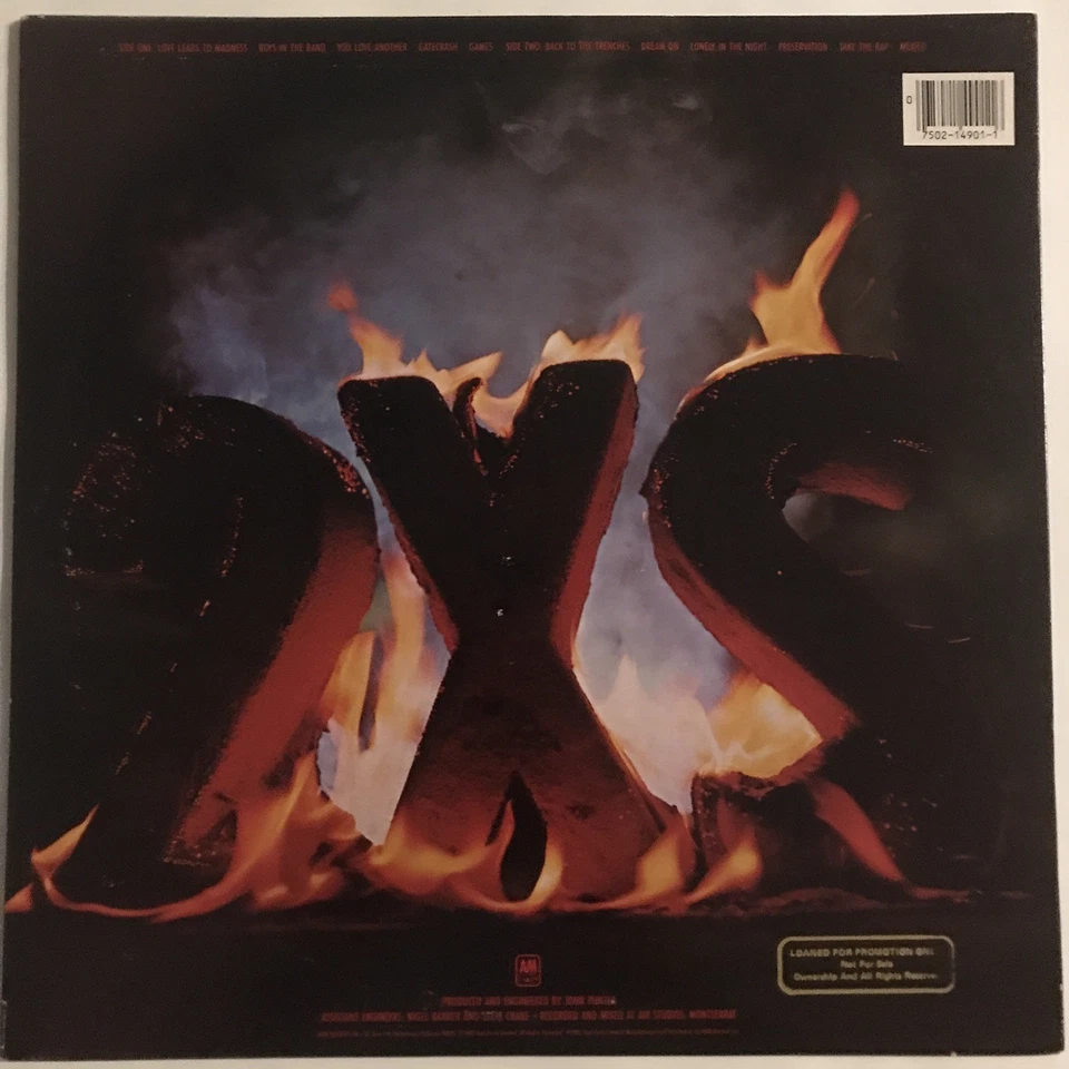 Nazareth 1982 2XS LP A&M SP-4901 US 🇺🇸import➕promo poster - Image 4 of 4