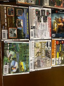 Sega Dreamcast Video Game Artwork Manual Case Lot Authentic READ