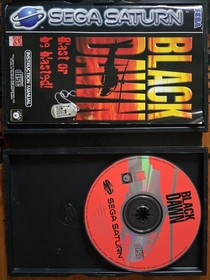 Black Dawn Sega Saturn Game - complete with manual