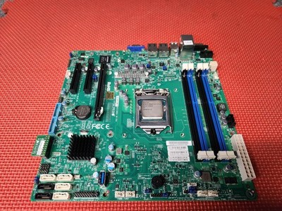 Supermicro X10SLM-F Intel Server System Board/Motherboard w/ Xeon E3-1275V3