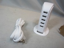 Universal US Plug 5 Port USB Charger Multi USB Charging Station Dock Desktop