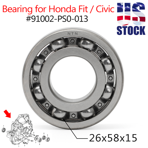 US Input Shaft Bearing For 19952004 Honda Civic / Civic del Sol Fit