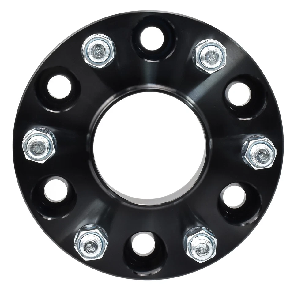 (4) 1.5'' 6 Lug Hubcentric Black Wheel Spacers Adapters 6x135 for Ford F-150 - Image 3 of 4