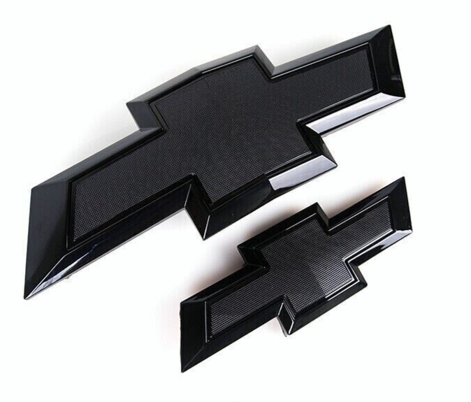 GM Black Chrome Emblem Black Bowtie Emblem For 2015-2020 Chevy - Foto 5