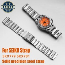 Cinturino orologio acciaio inox 20mm per Seiko n.5 SRP307/313 SKX779/781 bracciale