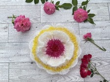 Big Flower Wash Loofah/Non-Scratch, No-Odor/Scrub Pots,Dishes,Showers, Sink/Gift