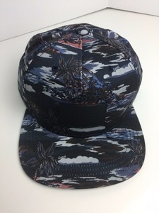 hawaiian print hat