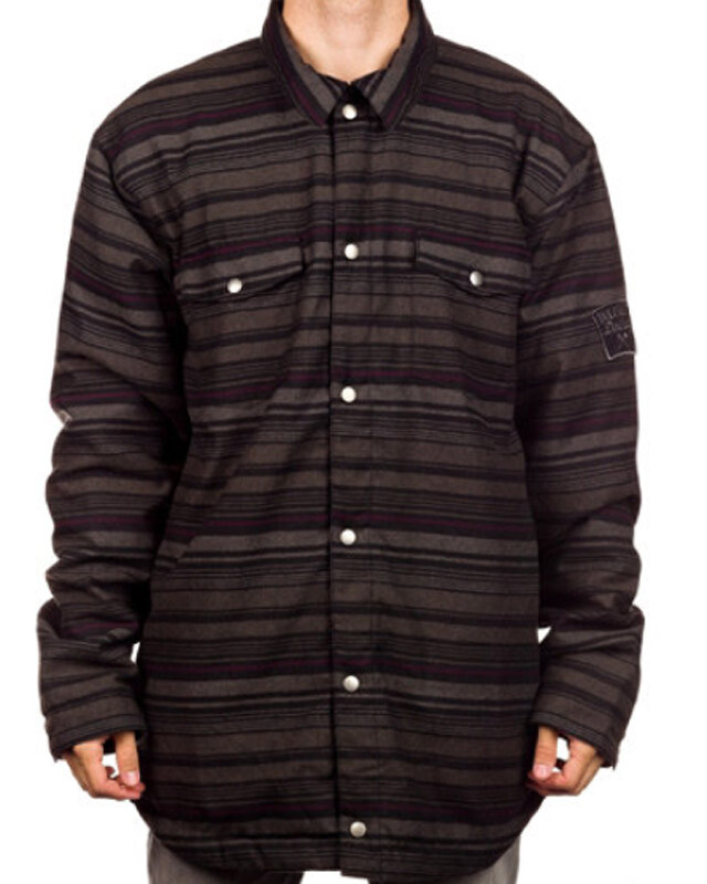 Рубашка / пиджак Bonfire Division на застежке, мужская, большого размера, в черную полоску с Пейотом, Новинка