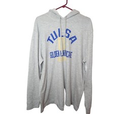 Tulsa Golden Hurricane Hoodie Pullover Gray Sz. 2xl