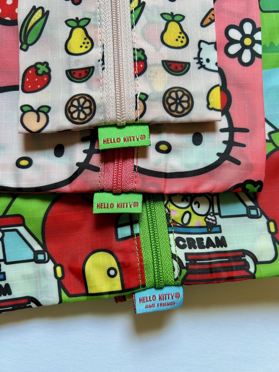 NEW! Baggu “HELLO KITTY & FRIENDS” 3D ZIP SET, Recycled NEW! Baggu “HELLO KITTY & FRIENDS” 3D ZIP SET, Recycled