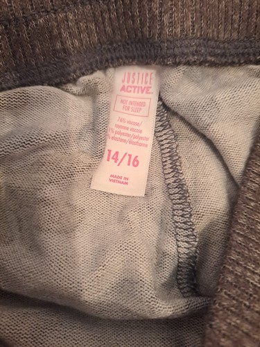 Justice Girls Active Size 14-16 Soft Camo Pants, Worn Once - Picture 6 of 6