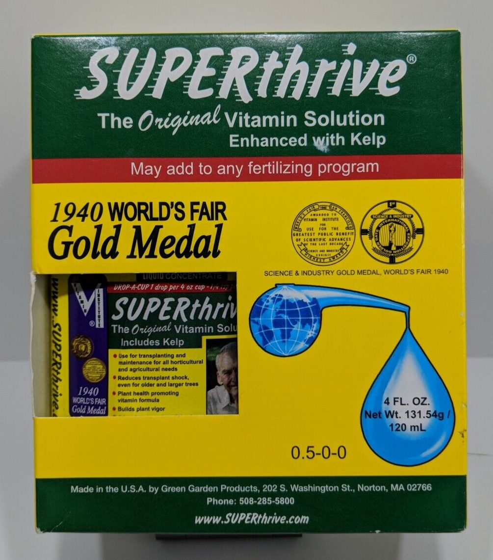 Superthrive 4 oz. Original Vitamin Solution with Kelp - Hydroponics Fertilizer