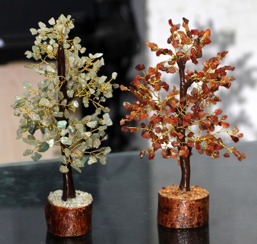 300 + Edelsteine Bonsai Baum des Lebens Zuhause Dekor Energie Heilung - Bild 8 von 53
