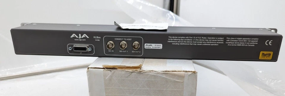AJA KLBox 101885 Video Editing Hardware Breakout Box with Cables - Open Box - Image 2 of 4