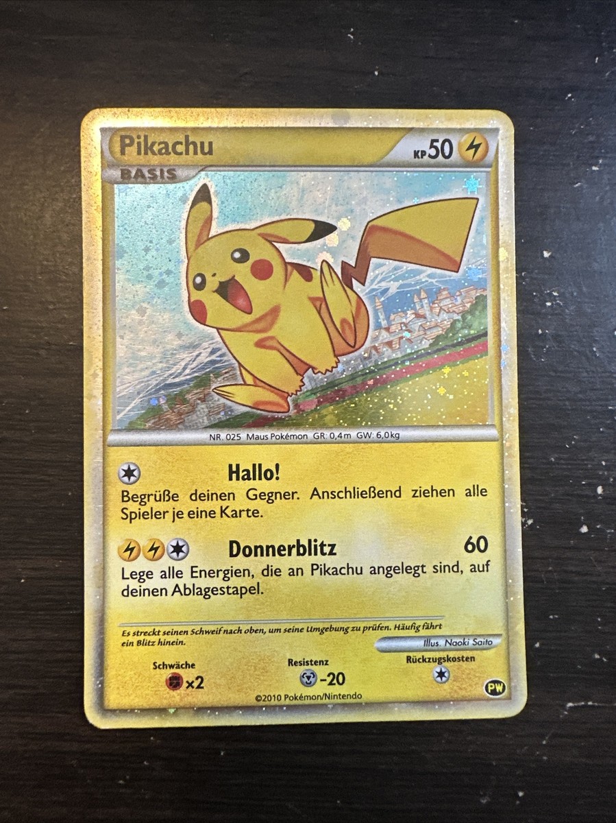Pikachu (German) PW6 Pikachu World Collection Holo for sale