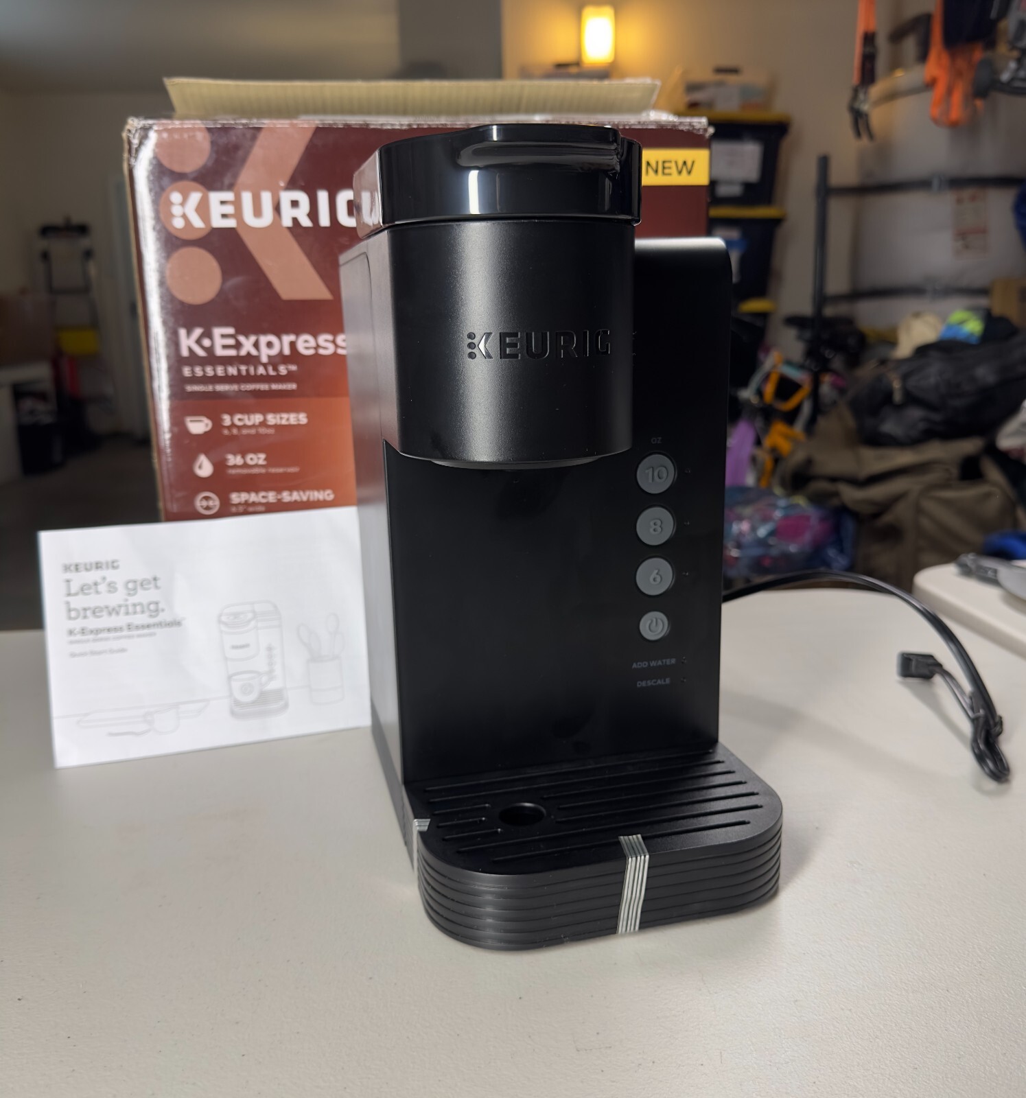 Keurig KExpress Essentials SingleServe KCup Pod Coffee Maker,Black Color 东西智库