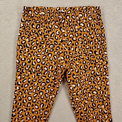 Old Navy Leopard Print Pixie Pants Womens Ankle Animal Print Stretchy  30x27