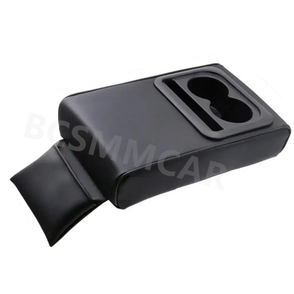 Car Armrest Cover Center Console Storager Organizer Accessories With Cup Holder