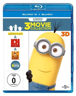 MINIONS (3D)-BOXSET 6 BLU-RAY NEU - Bild 1 von 2