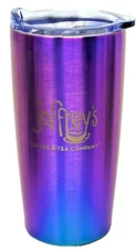 Joffrey's Iridescent Purple 16 oz Tumbler Stainless Steel Insulated Slide Lid