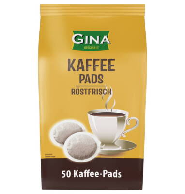 9002859065934 Gina Kaffee Gemahlen Pads 50 szt. Gina