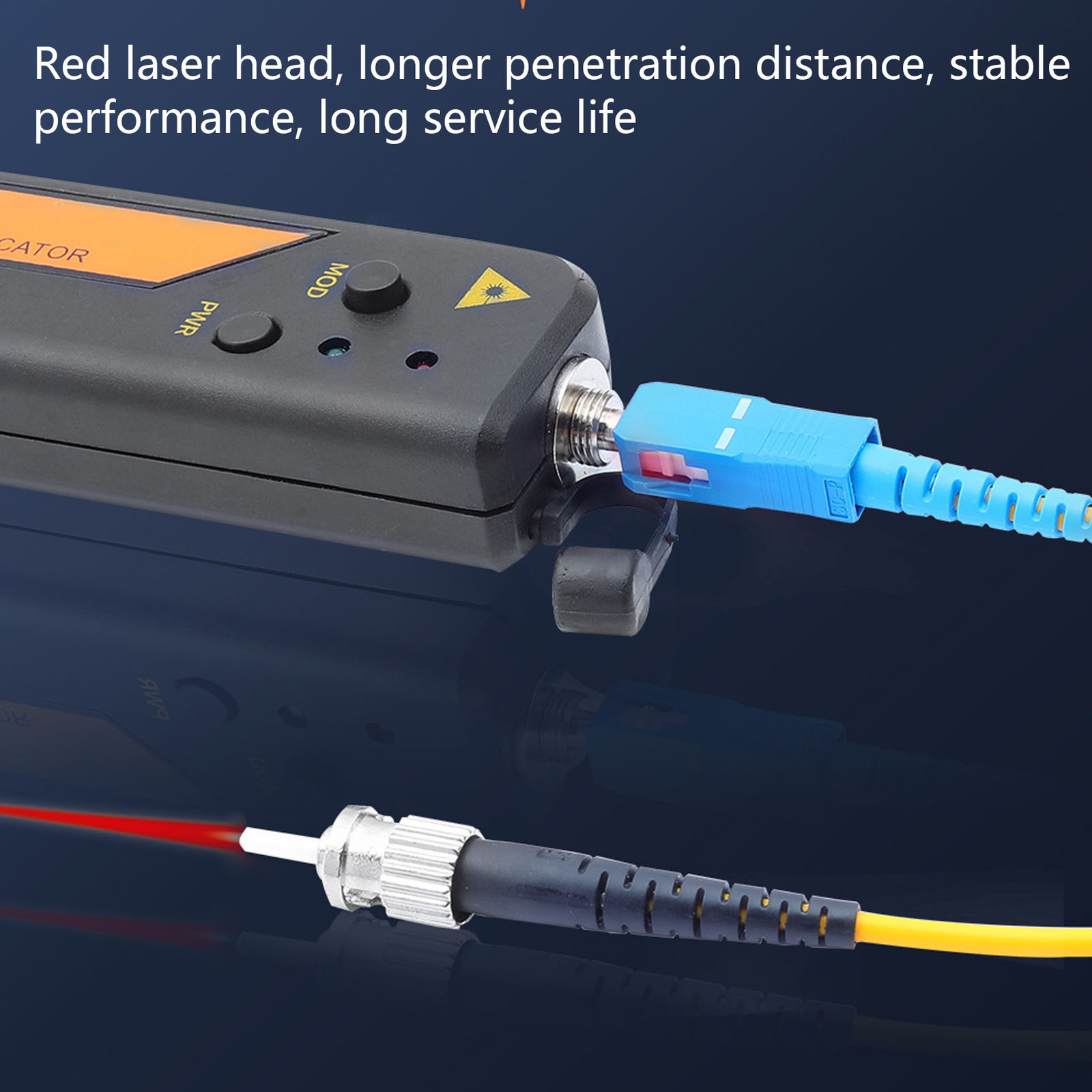 Fiber Optic Visual Fault Locator 20KM Pen Fiber Optic Source Tester Tool New