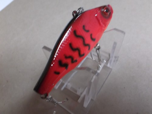 Custom Painted Gary Yamamoto Sugoi Shaman Rattle Bait,Texas Red,One Knocker - Picture 10 of 10