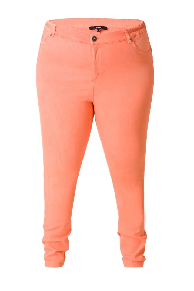 X Two Jeans Jael Damen Slim Cut Stretchjeans Hose Übergröße Plusgöße - Bild 1 von 1